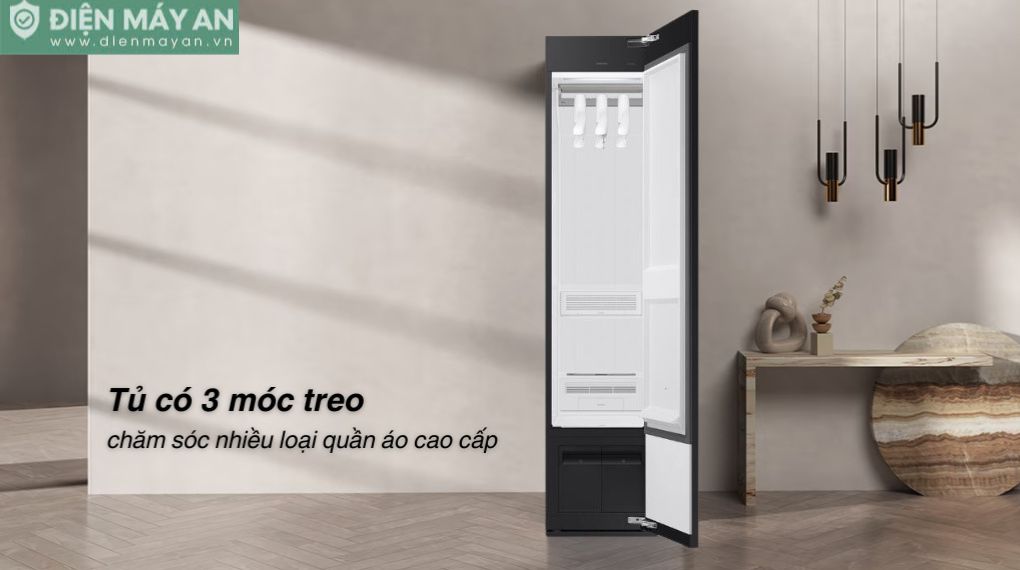 Tủ chăm sóc quần áo thông minh Samsung Bespoke AirDresser 3 móc DF18CB8600ERSV